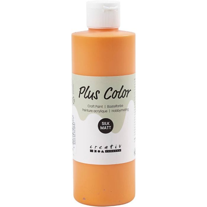 Peinture Acrylique Plus Color, pumpkin, 250 ml/ 1 flacon