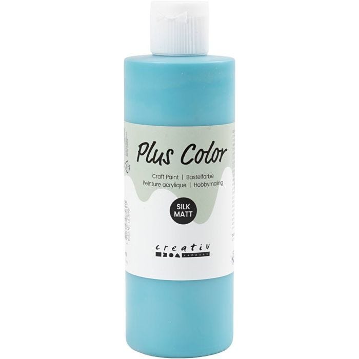 Plus Color Acrylverf, turquoise, 250 ml/ 1 fles