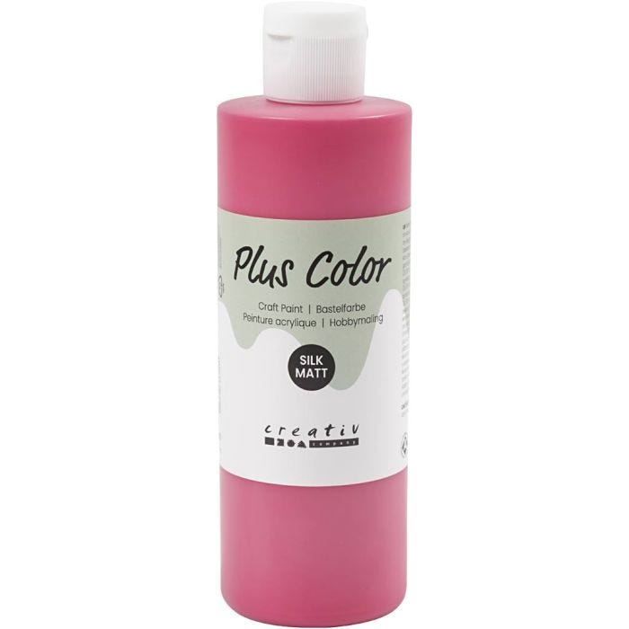 Peinture Acrylique Plus Color, rouge primaire, 250 ml/ 1 flacon