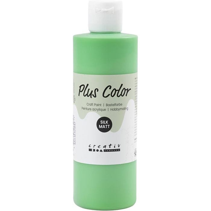 Peinture Acrylique Plus Color, bright green, 250 ml/ 1 flacon