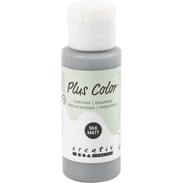 Peinture Acrylique Plus Color, rain grey, 60 ml/ 1 flacon