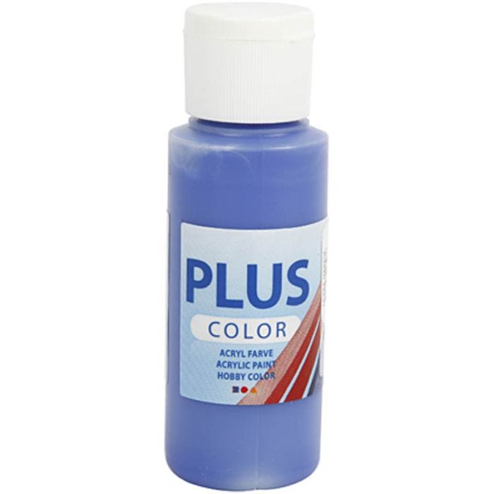 Peinture Acrylique Plus Color, ultra marine, 60 ml/ 1 flacon