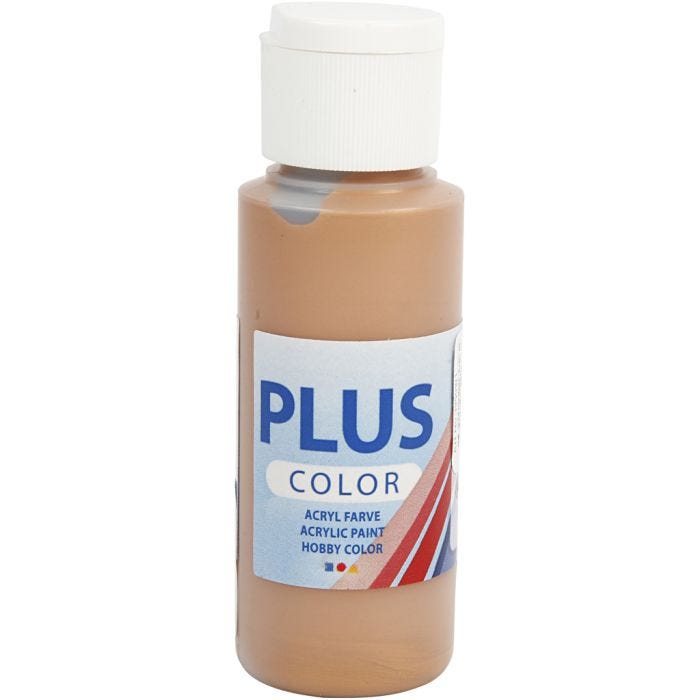 Peinture Acrylique Plus Color, bronze, 60 ml/ 1 flacon