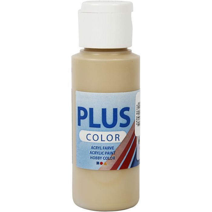 Peinture Acrylique Plus Color, dark beige, 60 ml/ 1 flacon