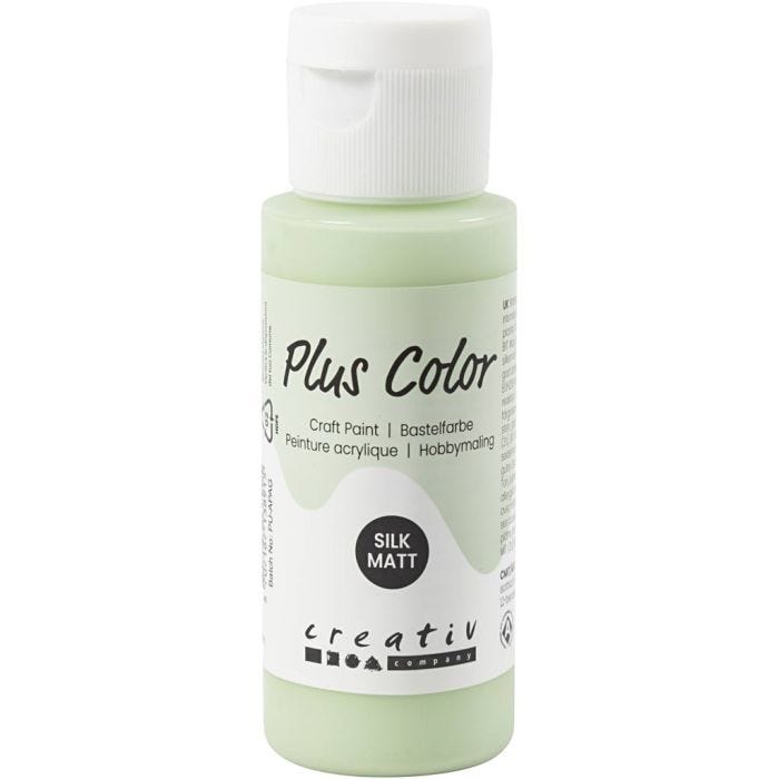 Peinture Acrylique Plus Color, vert printemps, 60 ml/ 1 flacon