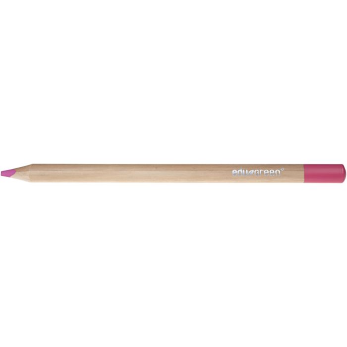 Crayons de Couleur Jumbo Edugreen, mine 5 mm, rose, 10 pièces/ 1 Pq.