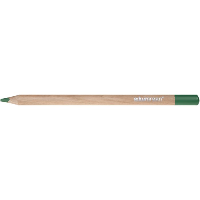 Crayons de Couleur Jumbo Edugreen, mine 5 mm, vert, 10 pièces/ 1 Pq.