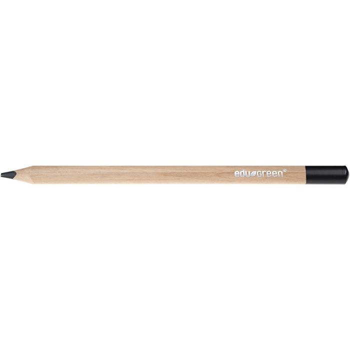 Crayons de Couleur Jumbo Edugreen, mine 5 mm, noir, 10 pièces/ 1 Pq.