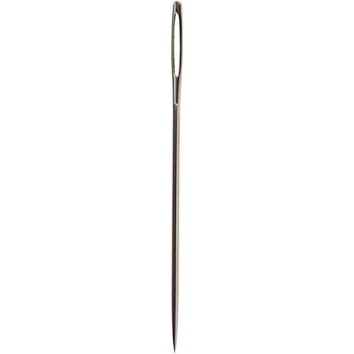 Aiguilles à broder, dim. 20, L : 43 mm, avec pointe, 25 pièces/ 1 Pq.