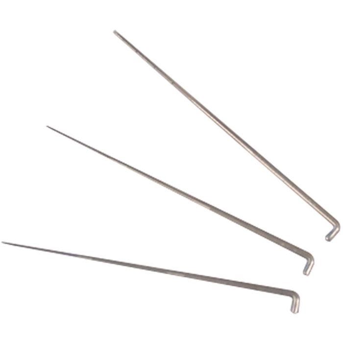 Aiguilles à feutrer, L : 7,5 cm, grosse,fine,moyenne, 3 pièces/ 1 Pq.