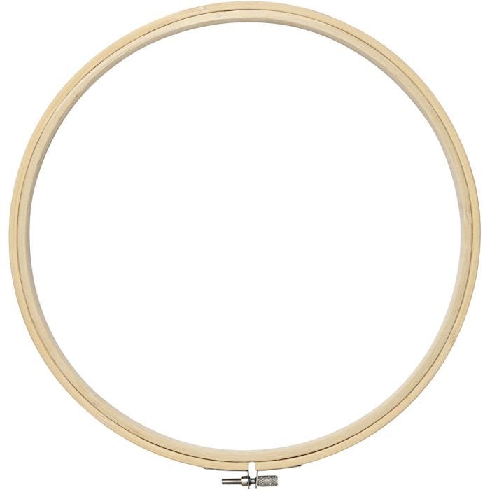 Cadre à broder, d 25 cm, 1 pièce