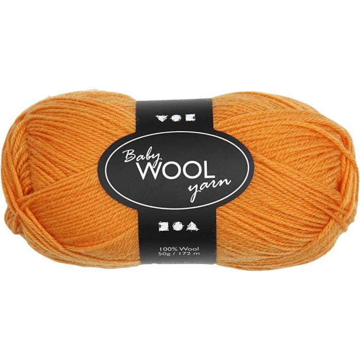 Baby Garen, L: 172 M, oranje, 50 gr/ 1 bol