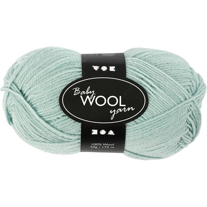Laine pour Bébé, L : 172 M, sweet green, 50 gr/ 1 boule