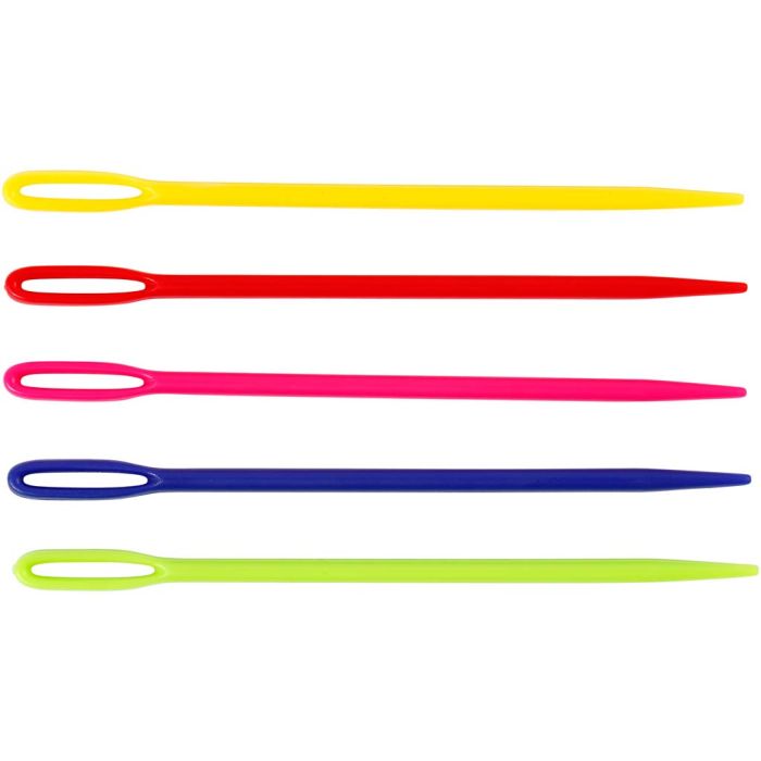 Garennaald, L: 7 cm, diverse kleuren, 50 stuk/ 1 doos