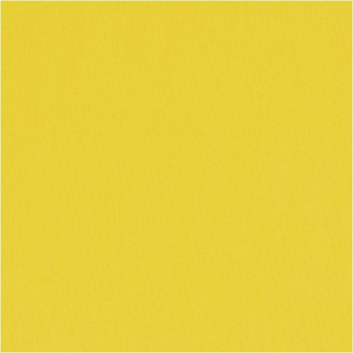 Tissu, L : 145 cm, 140 gr, jaune, 2 m/ 1 Pq.