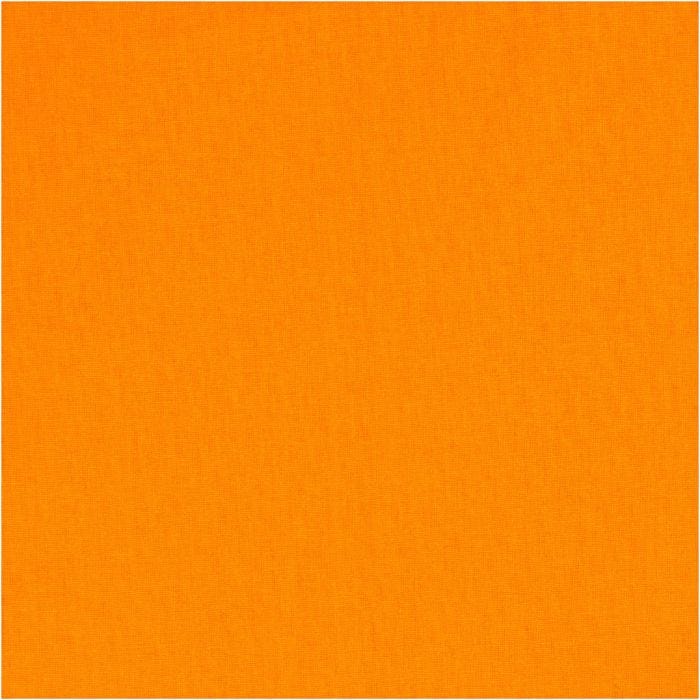 Tissu, L : 145 cm, 140 gr, orange, 10 m/ 1 rouleau