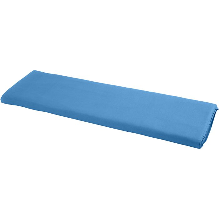 Tissu, L : 145 cm, 140 gr, bleu, 1 par m