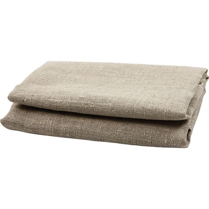 Toile de lin, L : 140 cm, 185 gr, 50 cm/ 1 Pq.