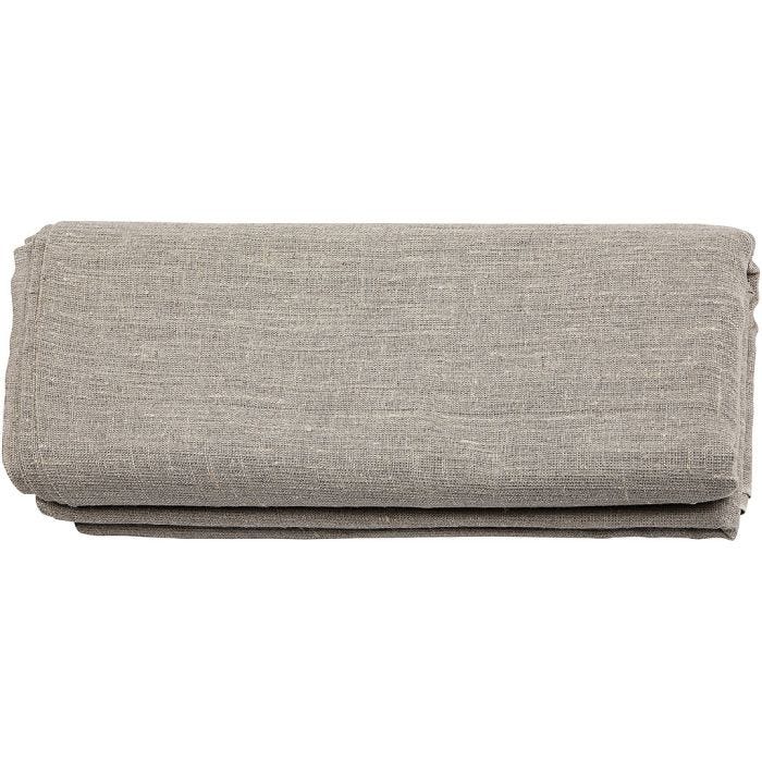 Toile de lin, L : 140 cm, 185 gr, 3 m/ 1 rouleau
