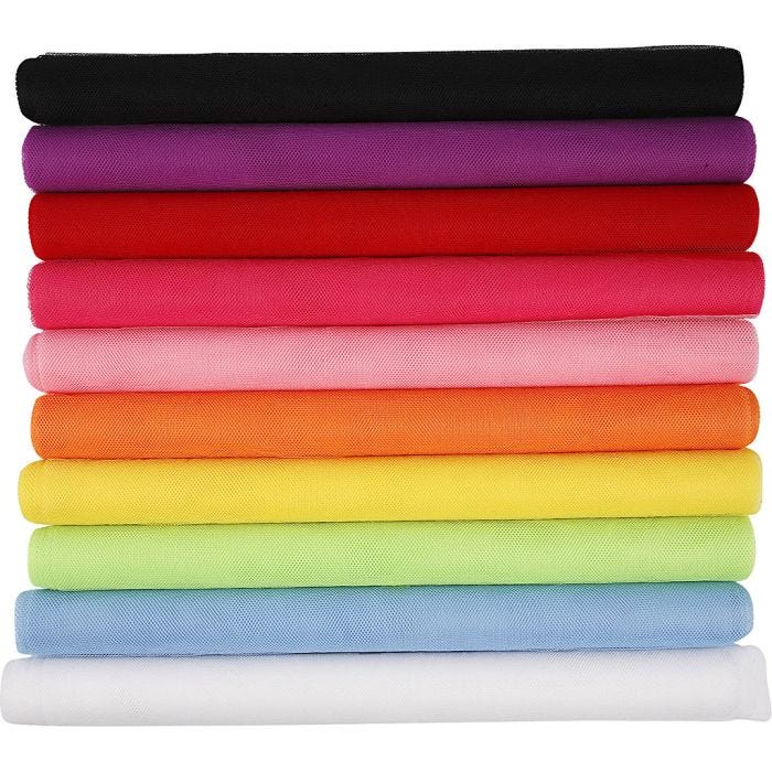Tulle, L : 50 cm, 10x5 m/ 1 Pq.