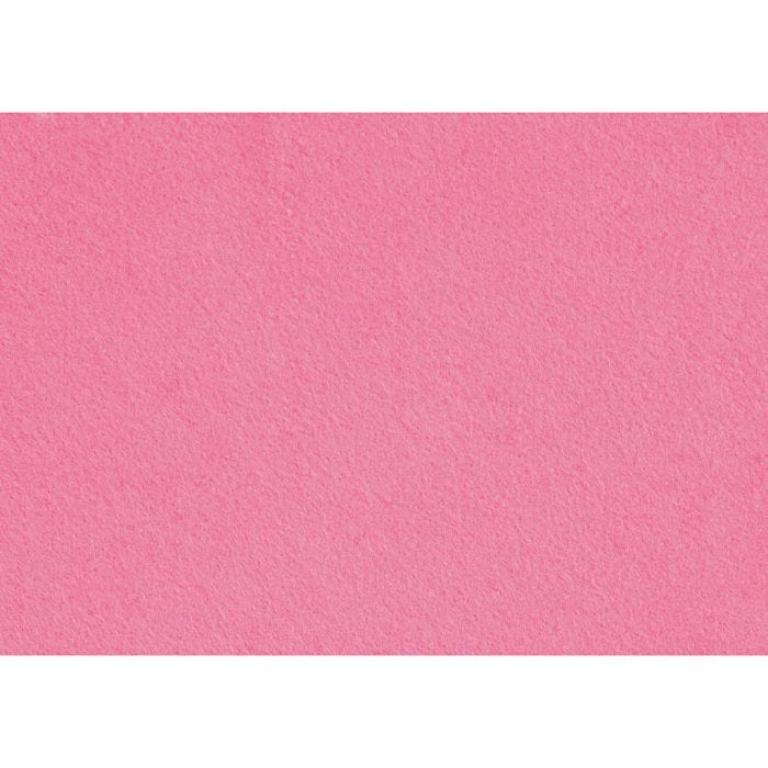 Feutrine synthétique, A4, feuille 210x297 mm, ép. 1,5-2 mm, rose, 10 flles/ 1 Pq.