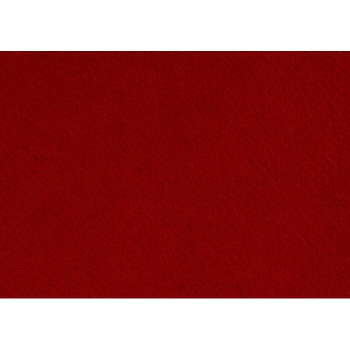 Feutrine synthétique, A4, feuille 210x297 mm, ép. 1,5-2 mm, rouge antique, 10 flles/ 1 Pq.