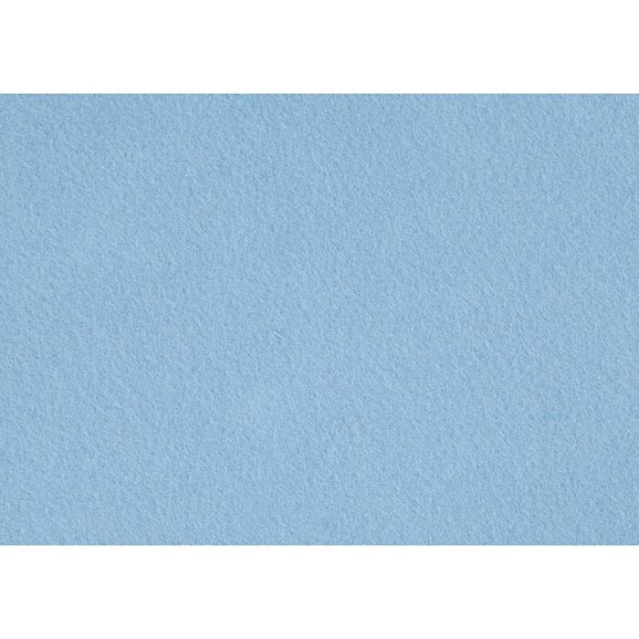 Feutrine synthétique, A4, feuille 210x297 mm, ép. 1,5-2 mm, bleu clair, 10 flles/ 1 Pq.