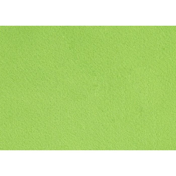Feutrine synthétique, A4, feuille 210x297 mm, ép. 1,5-2 mm, vert clair, 10 flles/ 1 Pq.