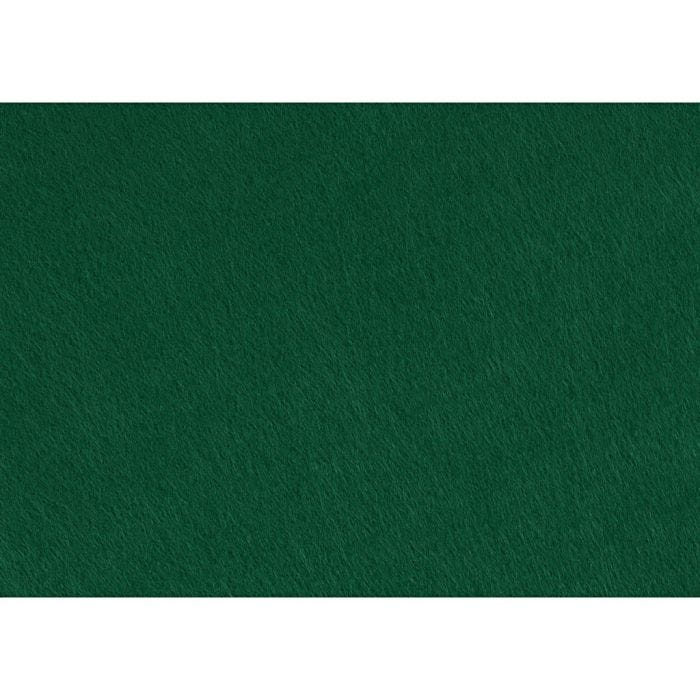 Feutrine synthétique, A4, feuille 210x297 mm, ép. 1,5-2 mm, vert, 10 flles/ 1 Pq.