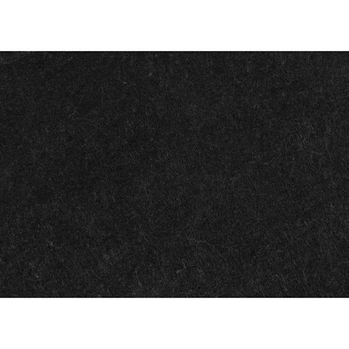 Feutrine synthétique, A4, feuille 210x297 mm, ép. 1,5-2 mm, texturé, noir, 10 flles/ 1 Pq.