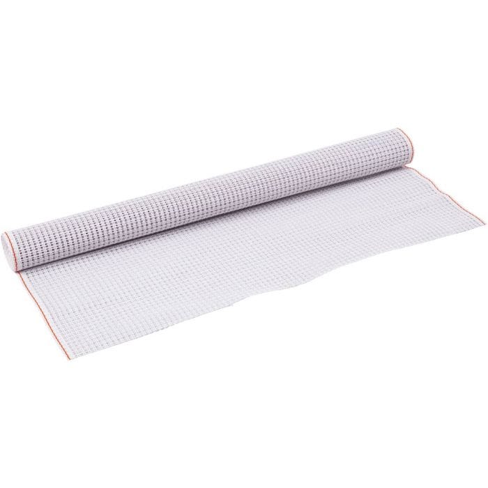Tissu pour tissage, L : 50 cm, blanc cassé, 1 m/ 1 rouleau