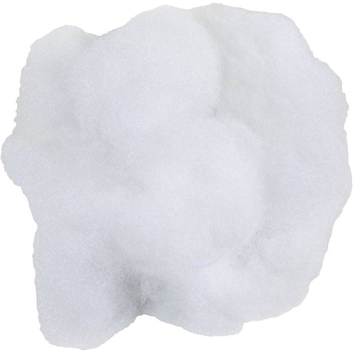 Rembourrage pour poupées, blanc, 50 gr/ 1 Pq.