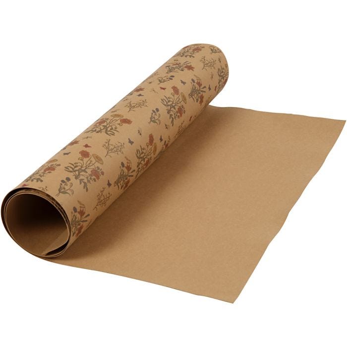 Papier imitation cuir, L : 49,5 cm, unicolor,imprimé, 350 gr, brun clair, 1 m/ 1 rouleau