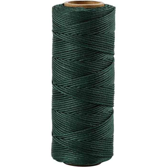 Fil de bambou, ép. 1 mm, vert, 65 m/ 1 rouleau
