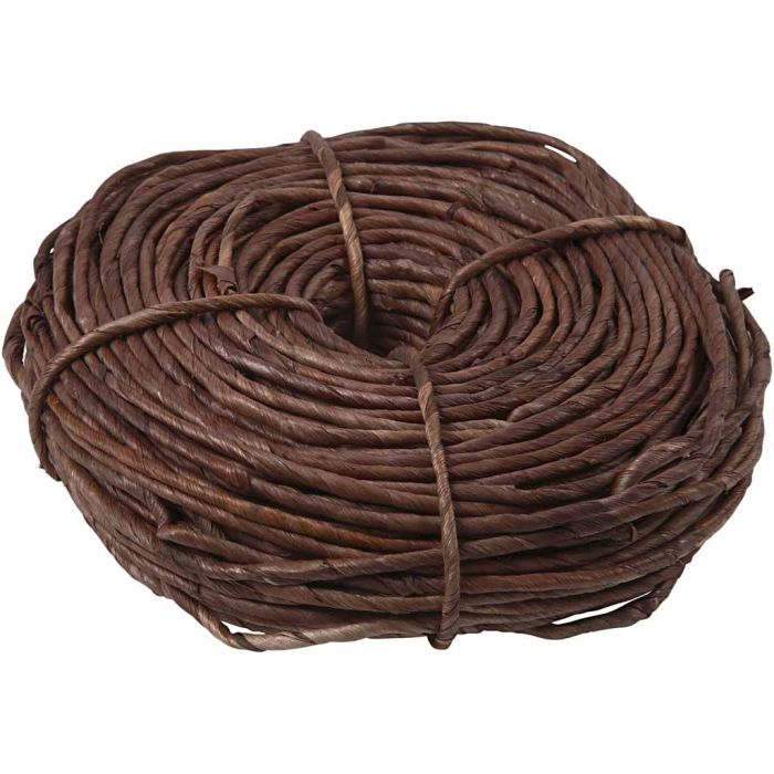 Corde de maïs, L : 3,5-4 mm, ca. 60 m, brun, 300 gr/ 1 boule