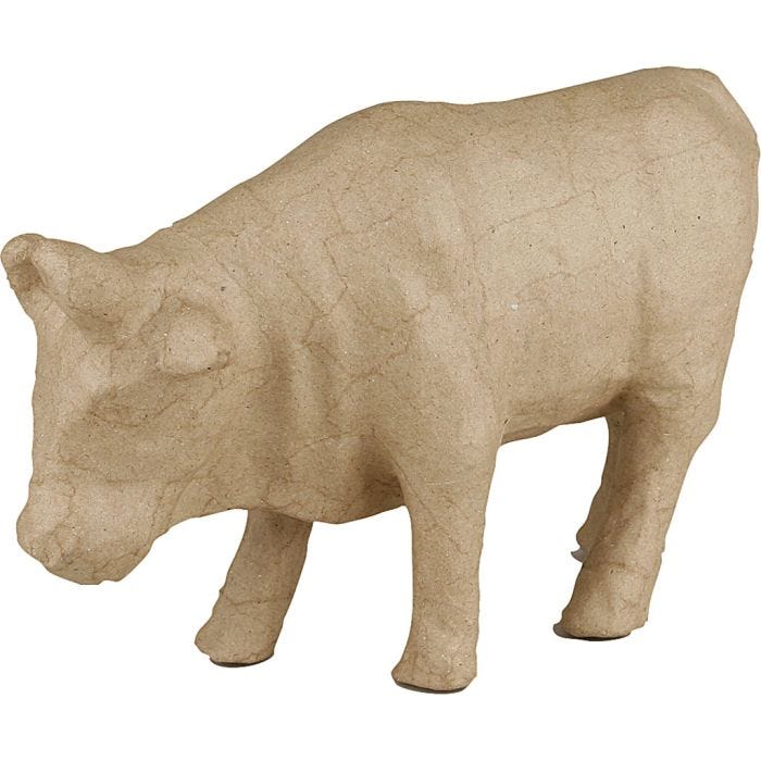 Vache, H: 15 cm, L: 23 cm, 1 pièce