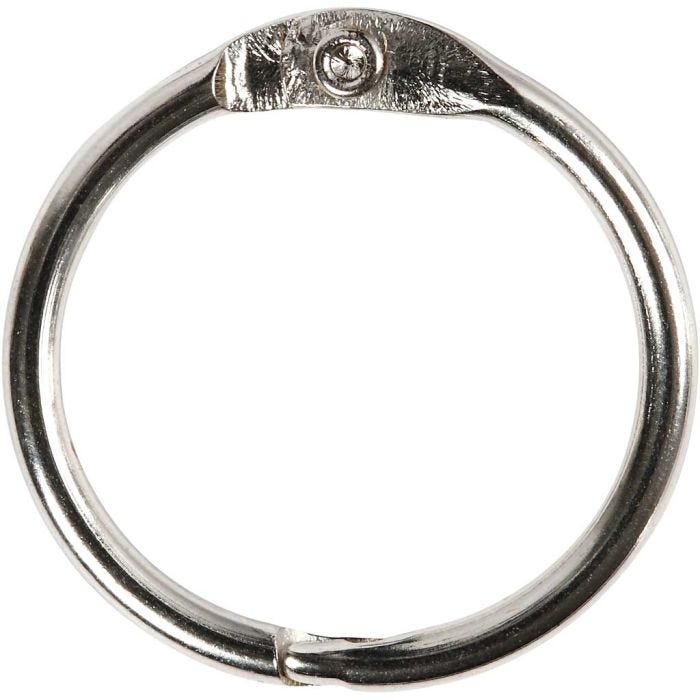 Anneau de reliure, d 19 mm, ép. 2 mm, 10 pièces/ 1 Pq.