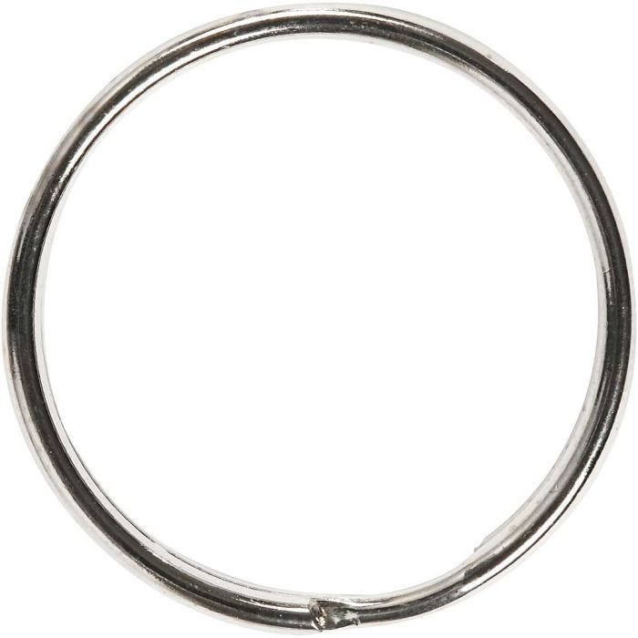 Sleutelhangers, d 30 mm, 6 stuk/ 1 doos