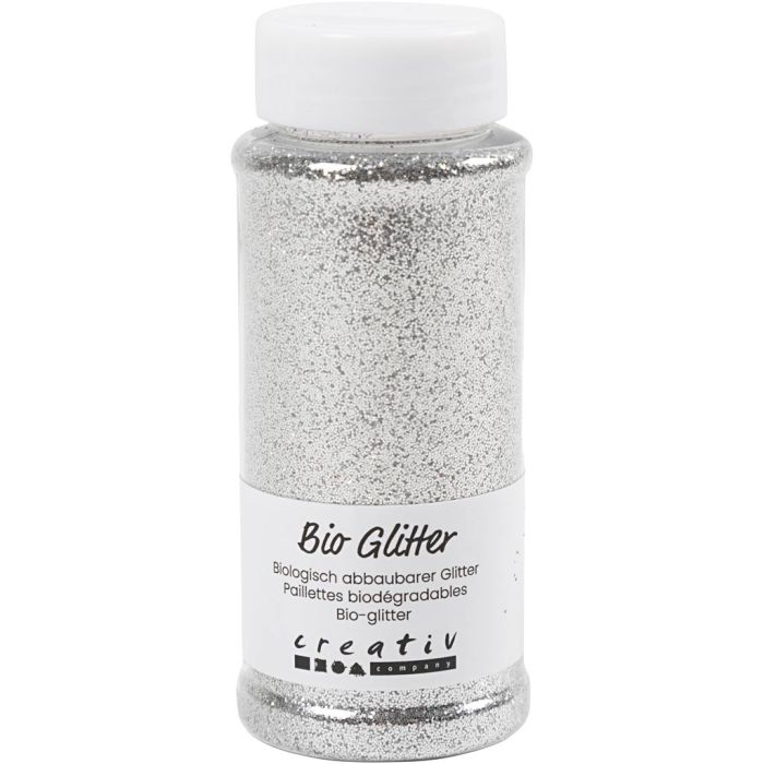 Biopaillettes, argent, 140 ml/ 1 boîte
