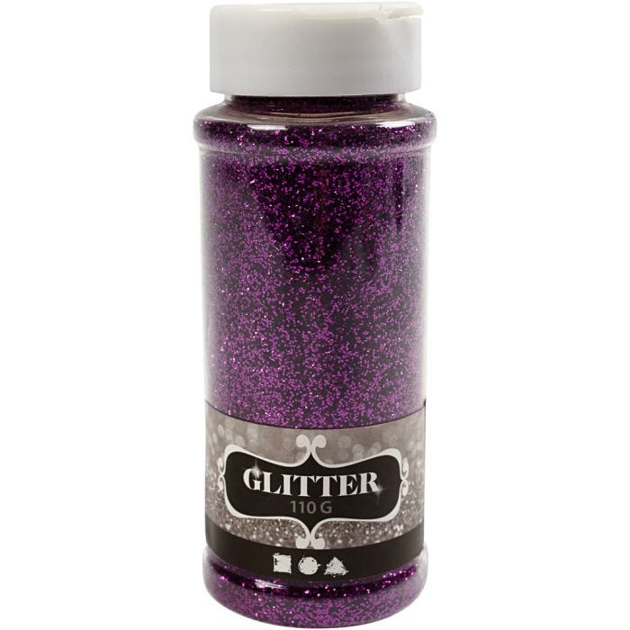 Paillettes, violet, 110 gr/ 1 boîte