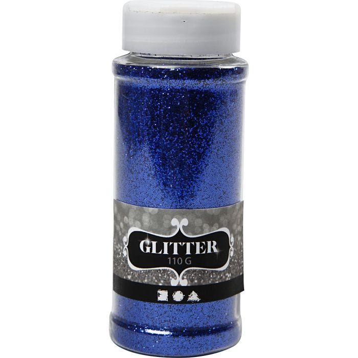 Paillettes, bleu, 110 gr/ 1 boîte