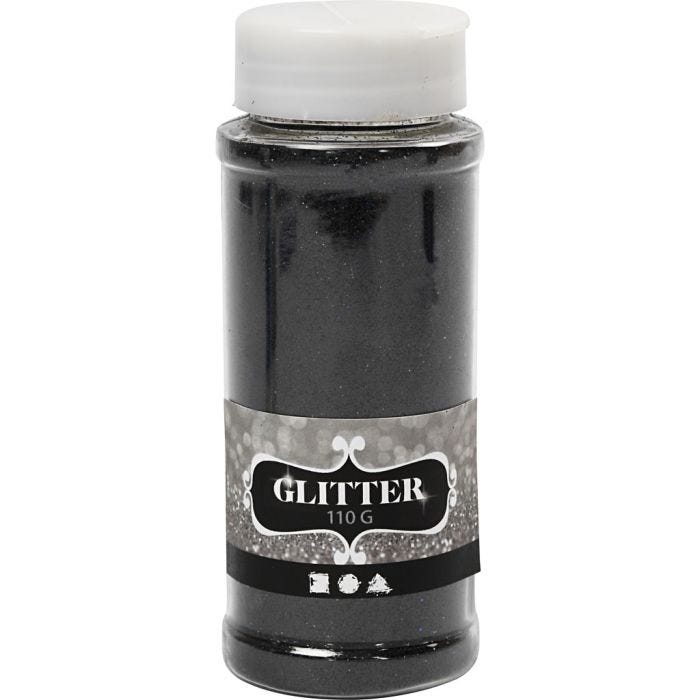 Paillettes, noir, 110 gr/ 1 boîte