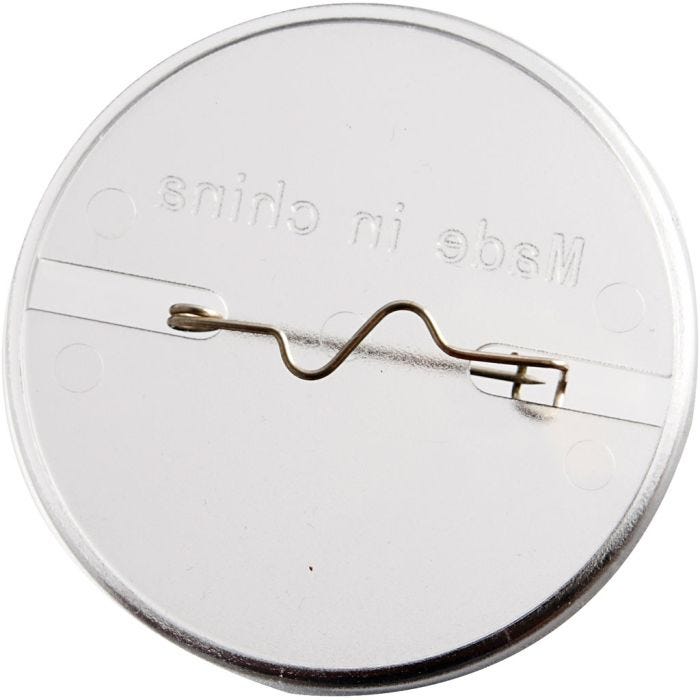Badges, rond, d 5,5 cm, 5 pièces/ 1 Pq.