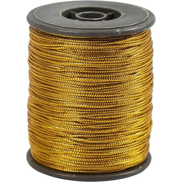 Fil, ép. 0,5 mm, or, 100 m/ 1 rouleau