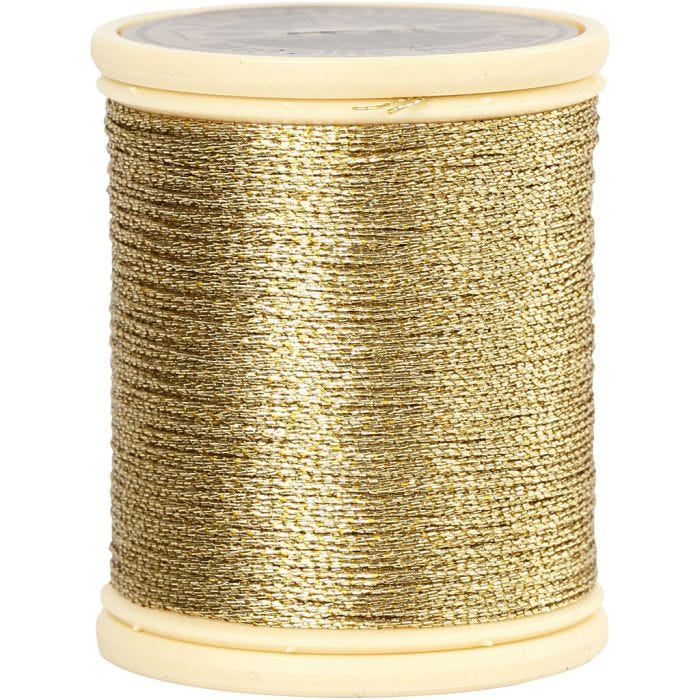 Fil métallisé DMC, ép. 0,36 mm, or, 40 m/ 1 rouleau