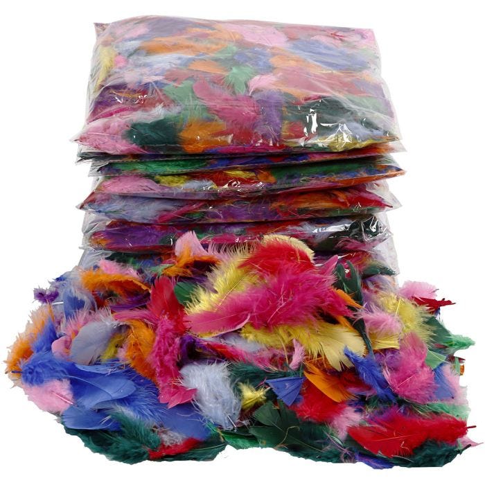 Dons, afm 7-8 cm, diverse kleuren, 10x50 gr/ 1 doos