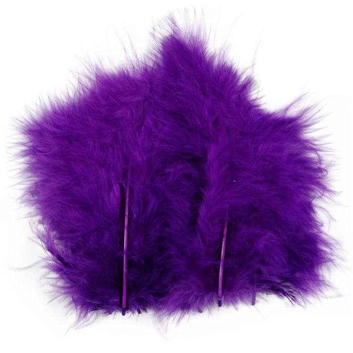 Duvet, dim. 5-12 cm, violet, 15 pièces/ 1 Pq.