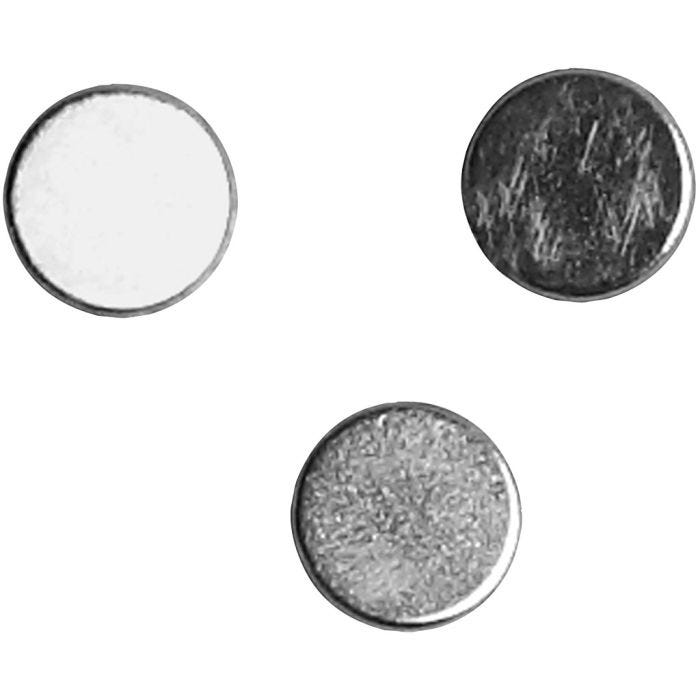 Aimant puissant ”NdFeB” , d 5 mm, ép. 2 mm, 10 pièces/ 1 Pq.