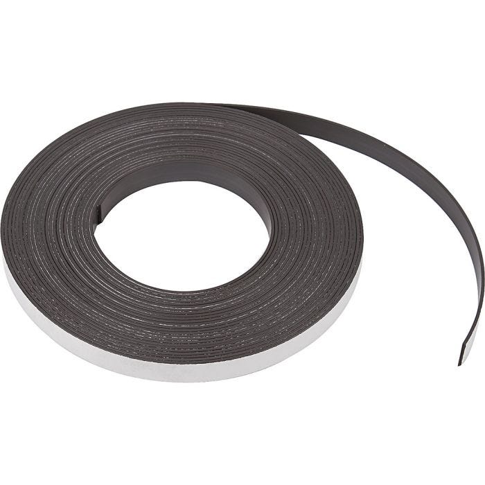 Bande magnétique, L : 12,5 mm, ép. 1,5 mm, 10 m/ 1 Pq.