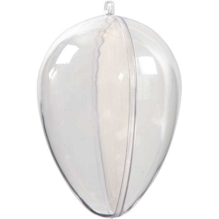 Oeuf décoratif, H : 9 cm, 5 set/ 1 Pq.